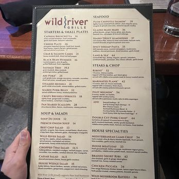 Wild River Grille - Wild River Grille Menu - New American Near Me - Reno, Nevada