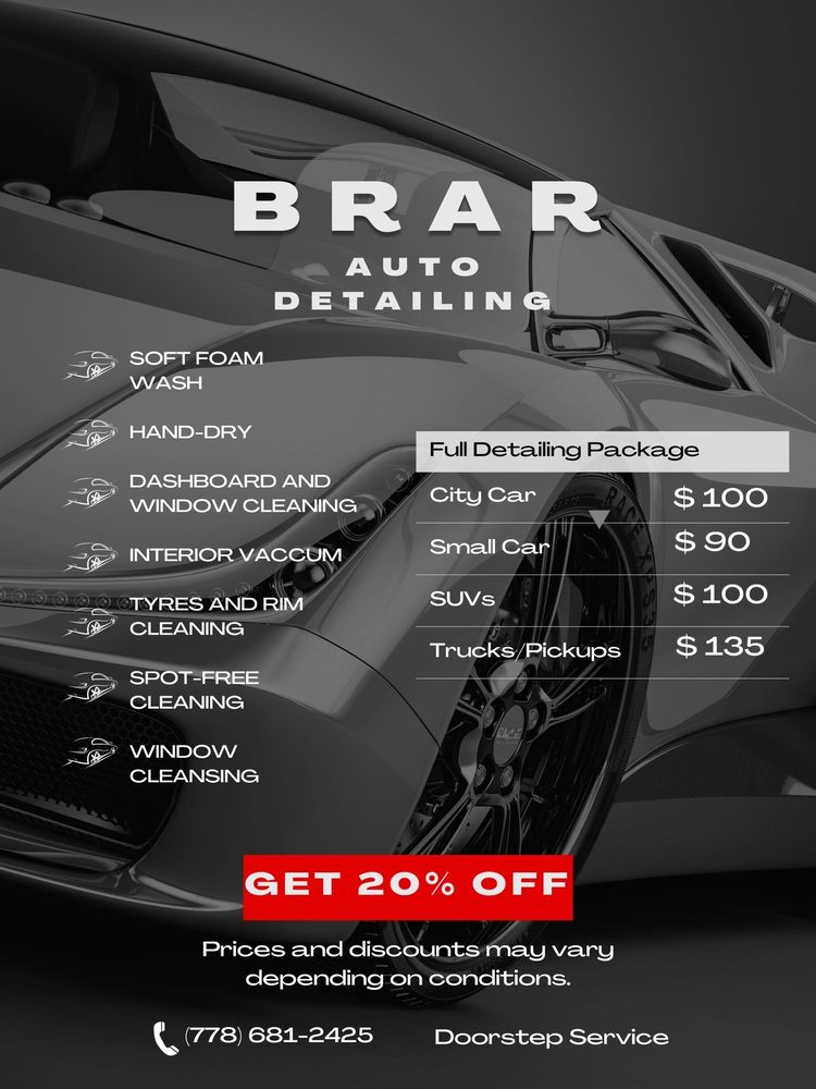 BRAR AUTO DETAILING Updated September 2024 Request a Quote 10