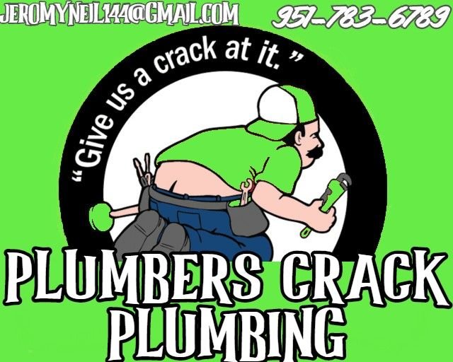 Slide of plumbers crack plumbing