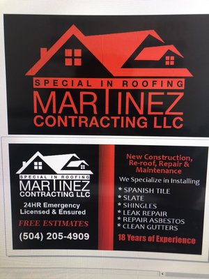 Martinez Contracting Logo
