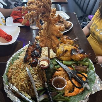 Kusina Pinoy Bistro - Meat & seafood platter! - Filipino Near Me - Woodside, New York Kusina Pinoy Bistro - Meat & seafood platter! - Filipino Near Me - Woodside, New York