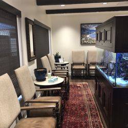 Santa Barbara Center for Oral & Maxillofacial Surgery - Waiting room.  Spanish style.   Clean and comfortable.