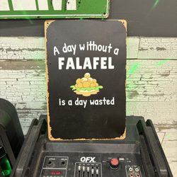 Falafel Station - Love this sign!