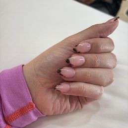 Gel x full set and gel pedicure by Kim and John