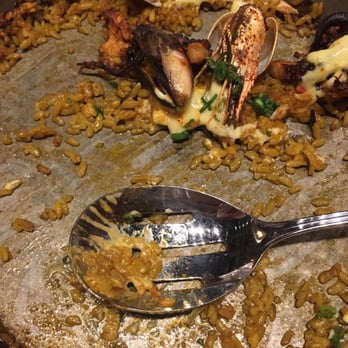 Vaca - After picture of the seafood paella - Tapas/Small Plates Near Me - Costa Mesa, California Vaca - After picture of the seafood paella - Tapas/Small Plates Near Me - Costa Mesa, California