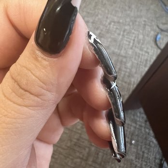 Nails BB - Edges of nails it painted. - Nail Salons Near Me - Long Beach, California