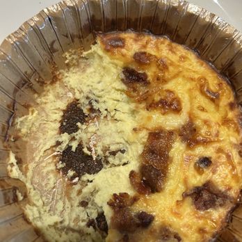 Panera Bread - Burnt 5 NEW Five Cheese & Bacon Frittata.  Also super salty - Salad Near Me - Concord, California