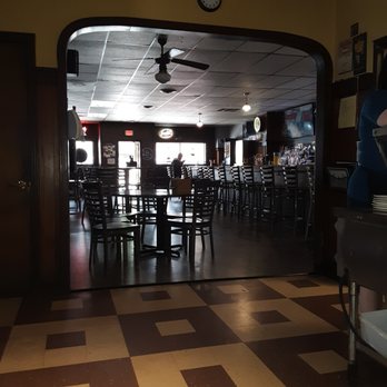 Wiechec's Lounge - in dining room, looking through bar to the front door - New American Near Me - Buffalo, New York