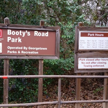 Booty's Road Park - Entrance from main road - Parks Near Me - Georgetown, Texas