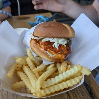 Savage And Cooke - Their spicy chicken sandwich - Distilleries Near Me - Vallejo, California