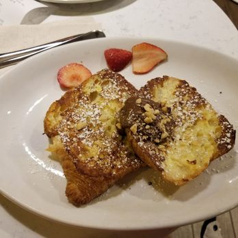 Nutella Cafe - Croissant french toast - Desserts Near Me - Chicago, Illinois