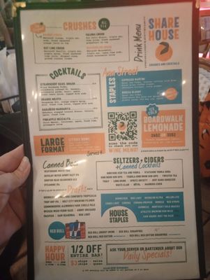 Menu photo 2 Share House Charleston, SC