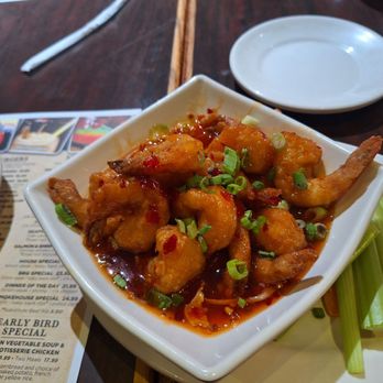 Dallas BBQ - Sweet chili shrimp but forgot the name on menu - Barbeque Near Me - Bronx, New York
