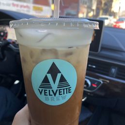 Large iced cappuccino Large iced cappuccino