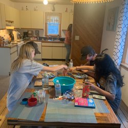 Blarney Beach House - Easter egg decorating.