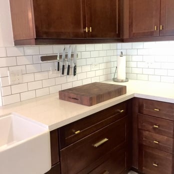 Rafu Construction - installed a simple subway tile backsplash and mounted our magnetic knife rack - General Contractors Near Me - Monterey Park, California Rafu Construction - installed a simple subway tile backsplash and mounted our magnetic knife rack - General Contractors Near Me - Monterey Park, California