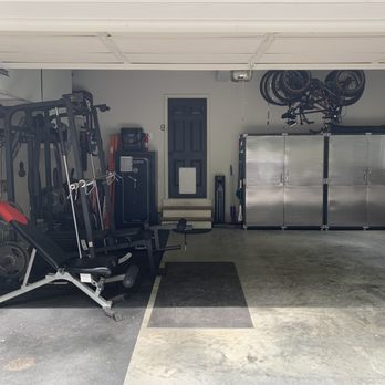 Simplified by Jill - After - Garage Transformation - This client now has room to park their car in the garage! - Home Organization Near Me Simplified by Jill - After - Garage Transformation - This client now has room to park their car in the garage! - Home Organization Near Me