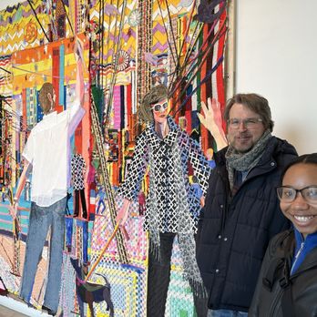 108 Contemporary - Mark Lewis and Me in front of his work Twilight Painter - Art Galleries Near Me - Tulsa, Oklahoma 108 Contemporary - Mark Lewis and Me in front of his work Twilight Painter - Art Galleries Near Me - Tulsa, Oklahoma