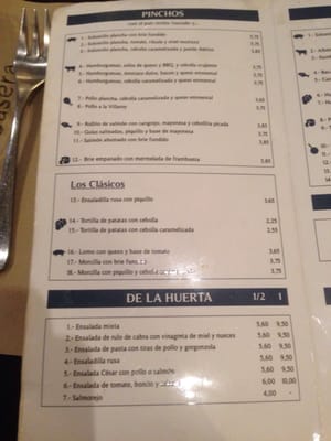 Menu photo 4 D Diego Madrid, M