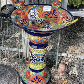 Glendora Gardens Nursery and Tree Farm - Pretty bird bath! - Nurseries & Gardening Near Me - Glendora, California