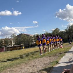 Tarkanian Middle School - Lawrence cheerleaders - 10/21/26
