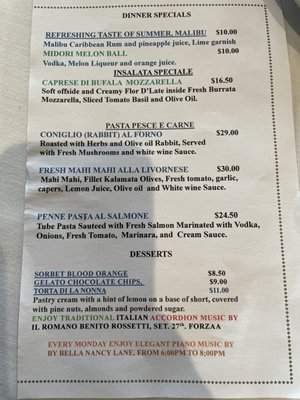 Menu photo 2 Cafe Vitale Los Altos, CA
