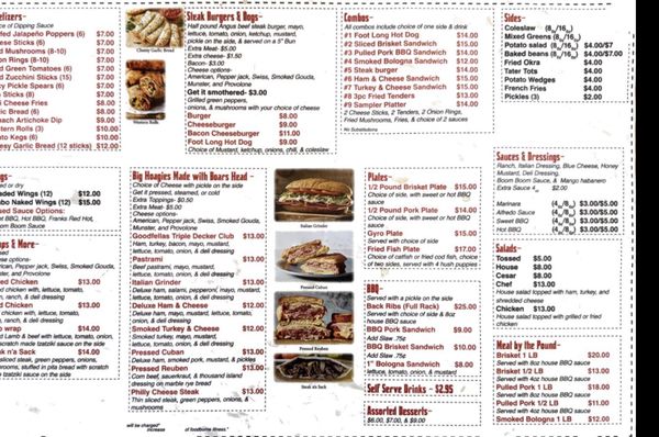 Menu photo 2 Goodfellas Loudon, TN Menu photo 2 Goodfellas Loudon, TN