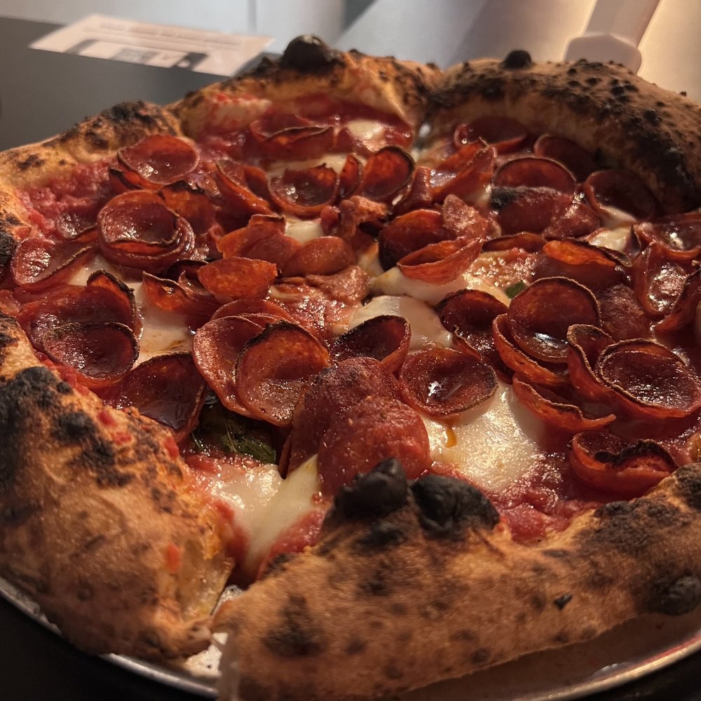Flapjack Brewery - Cup and Char Pepperoni Pizza - Pizza Near Me - Berwyn, Illinois