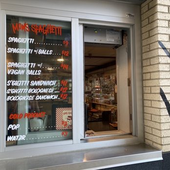 Mom's Spaghetti - Menu at ordering window - Sandwiches Near Me - Detroit, Michigan Mom's Spaghetti - Menu at ordering window - Sandwiches Near Me - Detroit, Michigan