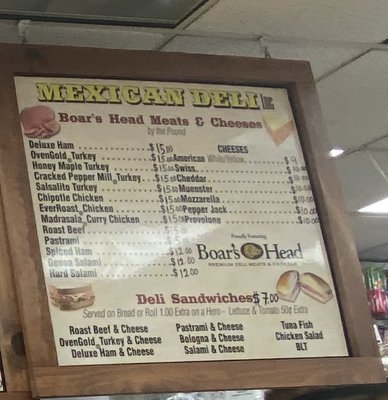 Menu photo 1 Mexican Deli New York, NY Menu photo 1 Mexican Deli New York, NY
