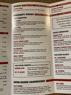 Menu photo 5 Mountain Mike's Pizza Fort Bragg, CA Menu photo 5 Mountain Mike's Pizza Fort Bragg, CA