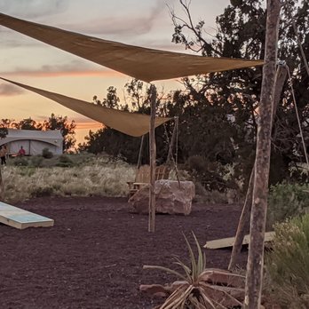 Under Canvas Grand Canyon - Corn hole games - Campgrounds Near Me - Valle, Arizona Under Canvas Grand Canyon - Corn hole games - Campgrounds Near Me - Valle, Arizona