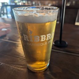 A lovely IPA to enjoy with our meal.