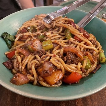 Jiang's Kitchen - Fried rice noodle with spicy minced beef - Chinese Near Me - New York, New York Jiang's Kitchen - Fried rice noodle with spicy minced beef - Chinese Near Me - New York, New York