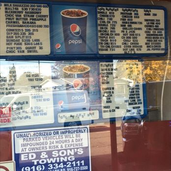 Lou's Drive In No 2 - Menu - Burgers Near Me - North Highlands, California