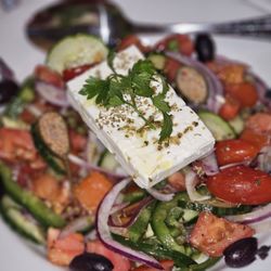 Santorini Greek Kuzina - Greek salad was delicious