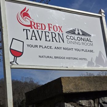 The Red Fox - "Any night you please" implies that the Tavern is open, yet when I visited on a Thursday evening, it was not - Bars Near Me - Natural Bridge, Virginia