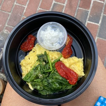 Tatte Bakery & Cafe - Scrambled eggs with feta and goat cheese - Cafes Near Me - Boston, Massachusetts Tatte Bakery & Cafe - Scrambled eggs with feta and goat cheese - Cafes Near Me - Boston, Massachusetts