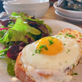 Le Garage - Rustic Bastard Croque Madame - French Near Me - Sausalito, California Le Garage - Rustic Bastard Croque Madame - French Near Me - Sausalito, California