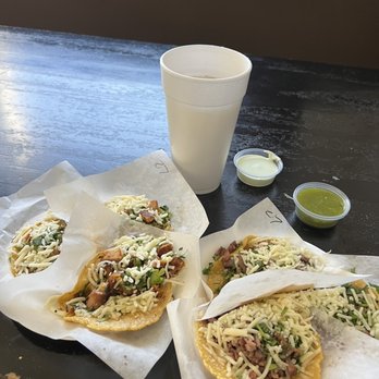 Taco Y Taco - Left: Chicken Street Taco Right: Carne Asada Street Taco - Mexican Near Me - Henderson, Nevada