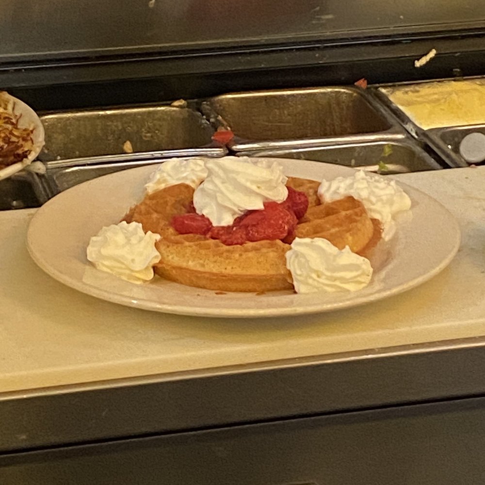 Frank's Diner - Waffle on the pickup counter - Diners Near Me - Spokane, Washington
