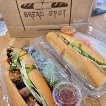 Bread Spot - Crispy pork (Left) and Dac Biet (right) - Vietnamese Near Me - Rosemead, California