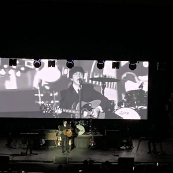 Starlight Bowl - "Paul" from the Fab Four singing "Yesterday". There are also two huge screens on each side of the stage. - Stadiums & Arenas Near Me - Burbank, California
