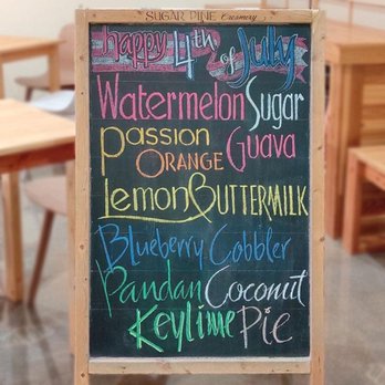 Sugar Pine Creamery - Ice cream flavors 6/29-7/11 via Facebook - Ice Cream & Frozen Yogurt Near Me - Plano, Texas Sugar Pine Creamery - Ice cream flavors 6/29-7/11 via Facebook - Ice Cream & Frozen Yogurt Near Me - Plano, Texas