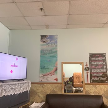 Dynamite Nails - Sitting in pedicure chair - Nail Salons Near Me - Farmingville, New York Dynamite Nails - Sitting in pedicure chair - Nail Salons Near Me - Farmingville, New York