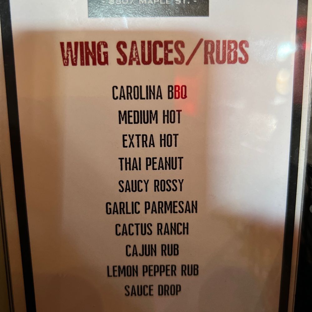 Everett's - Wing sauces - American Near Me - Omaha, Nebraska