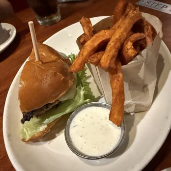 Wood Ranch Northridge - Buckeye Burger with sweet potatoes - Barbeque Near Me - Northridge, California
