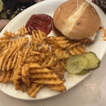 Waffle Shop - Spicy chicken sandwich, waffle fries - Waffles Near Me - Oroville, California Waffle Shop - Spicy chicken sandwich, waffle fries - Waffles Near Me - Oroville, California