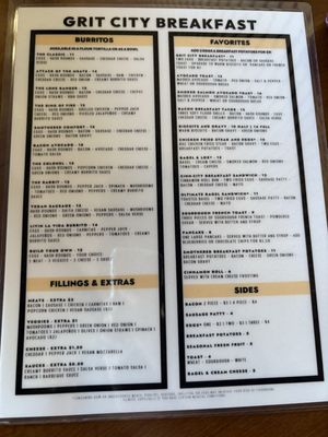 Menu photo 2 Grit City Breakfast Tacoma, WA Menu photo 2 Grit City Breakfast Tacoma, WA