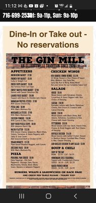 Menu photo 6 The Gin Mill Ellicottville, NY Menu photo 6 The Gin Mill Ellicottville, NY